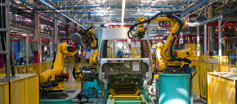 robotics engineering services at a manufacturing plant in Michigan